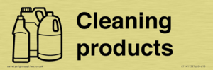 Dementia Cleaning products sign